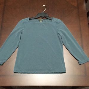 Banana Republic steel gray top